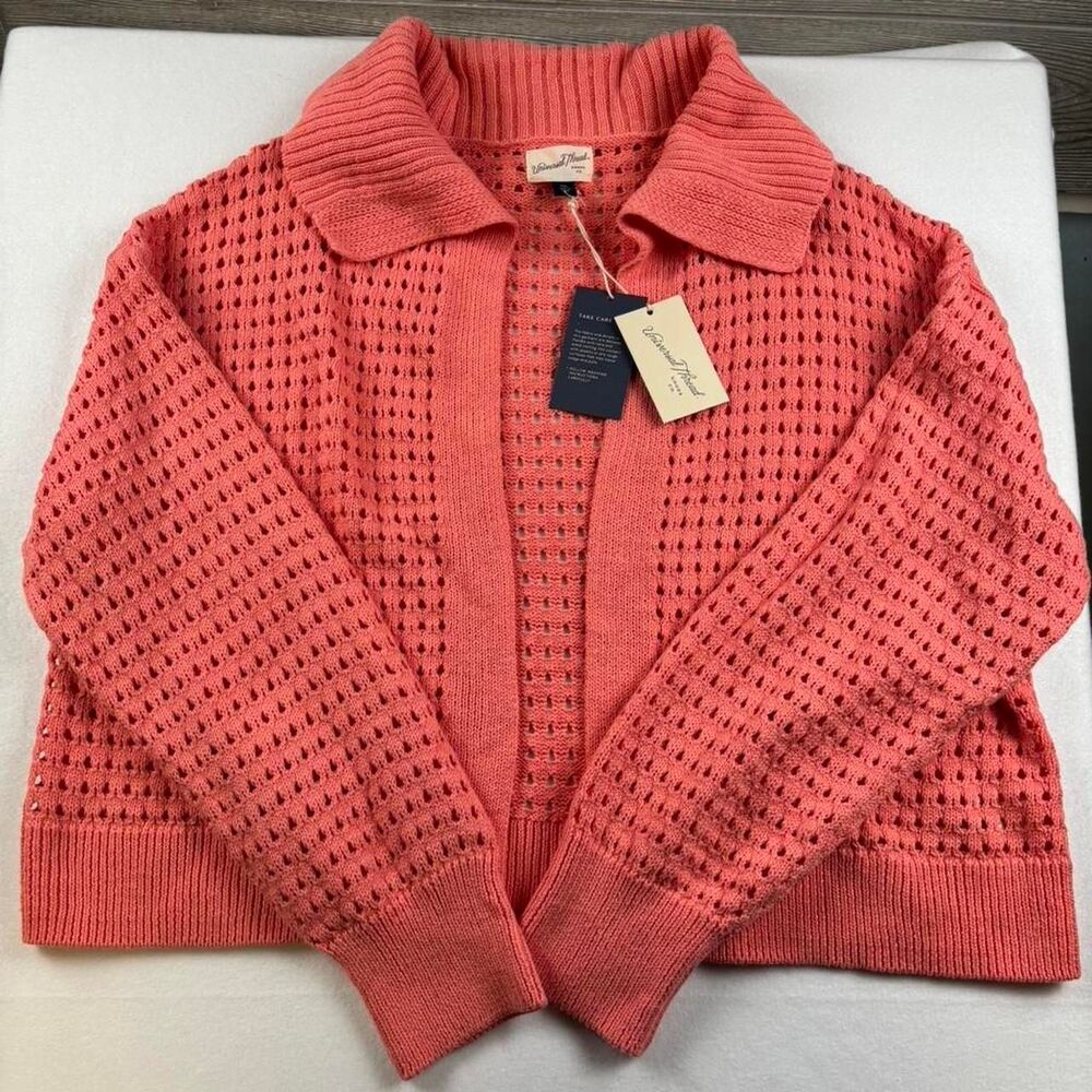 Universal Thread Peach Open-Knit Cardigan | Lightweight Sweater | Women’s XXL